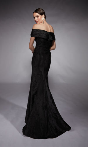 UNK-27733. Long, Off The Shoulder, Fit N Flare image 1