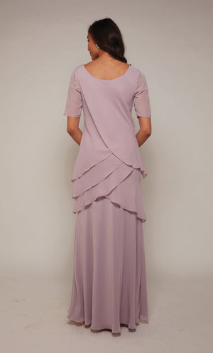UNK-27593. Long, Scoop Neck, Straight, Closed Back image 5