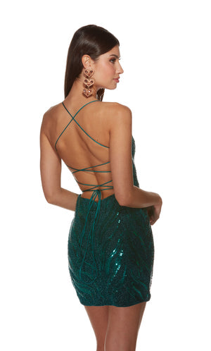 UNK-4888. Short, Square Neckline, Straight image 5