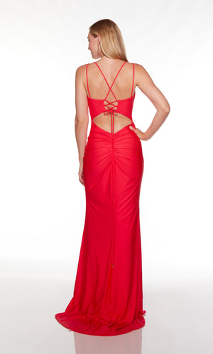 UNK-61451. Long, Plunging Neckline, Straight image 8
