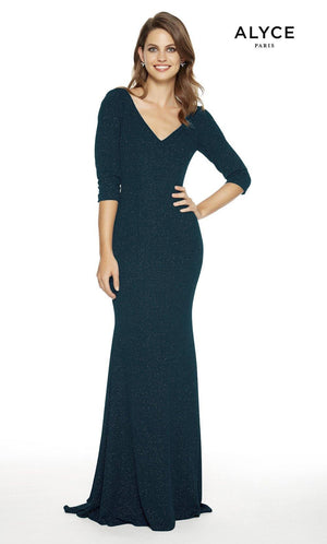 UNK-27377. Long, V-Neck, Straight, V Shaped Back image 2