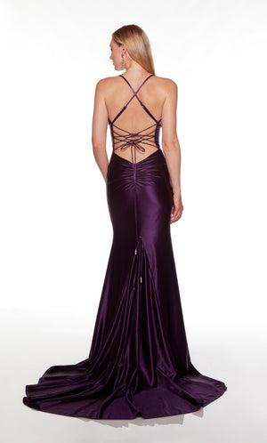 UNK-61438. Long, Cowl Neck, Straight, Strappy Back image 1