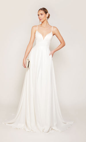UNK-7095. Long, Sweetheart Neckline, A-line image 6