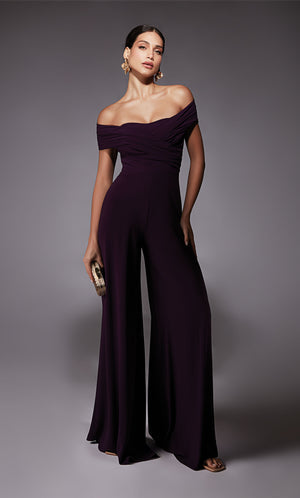 UNK-70067. Short, Off The Shoulder, Jumpsuit image 2