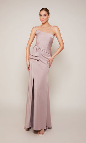 UNK-27658. Long, Strapless, Straight, Closed Back image 1