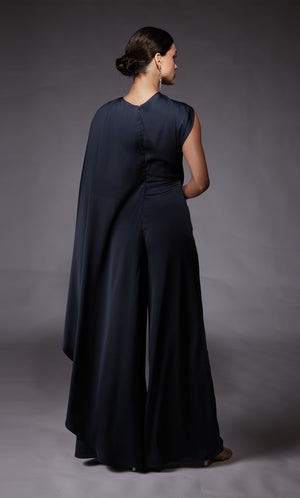 UNK-70069. Short, High Neck, Jumpsuit, Closed Back image 4