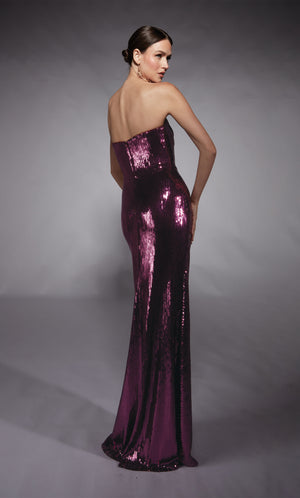 UNK-27704. Long, Strapless, Straight, Closed Back image 1
