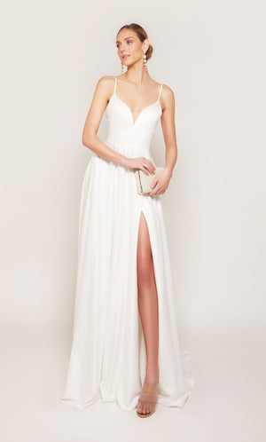 UNK-7095. Long, Sweetheart Neckline, A-line image 5