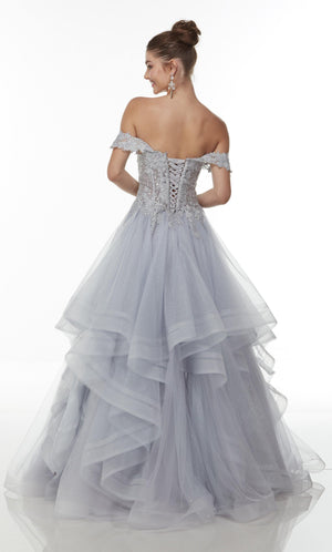 UNK-61095. Long Elegant Dresses, Off The Shoulder, Ballgown image 1