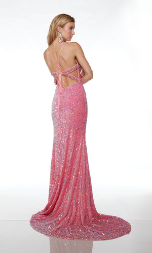 UNK-61666. Long, Sweetheart Neckline, Straight image 1