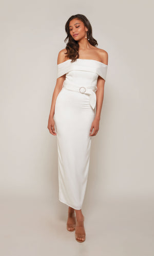 UNK-70041. Long, Off The Shoulder, Straight image 2