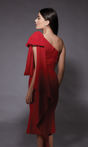 UNK-70053. Short, One Shoulder, Straight, Closed Back image 3