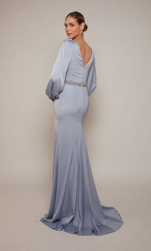 UNK-27696. Long, V-neck, Straight, V Shaped Back image 3