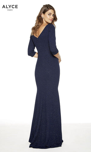 UNK-27377. Long, V-Neck, Straight, V Shaped Back image 1