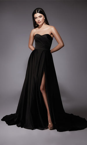 UNK-7088. Long, Sweetheart Neckline, A-line image 0