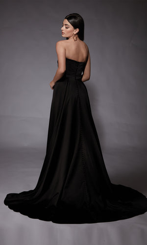 UNK-7088. Long, Sweetheart Neckline, A-line image 1