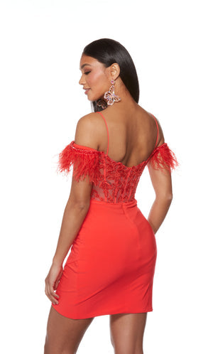 UNK-4693. Short, Off The Shoulder, Straight image 1