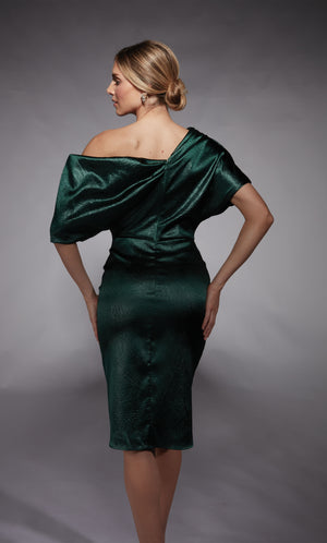 UNK-70060. Short, One Shoulder, Straight, Closed Back image 1