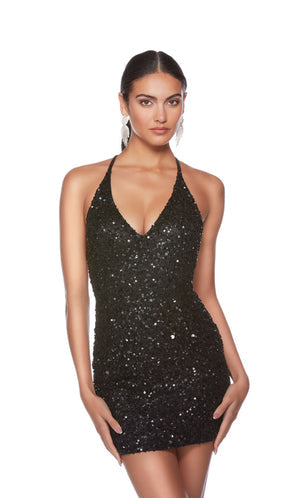 UNK-84001. Short, V Neckline, Straight, Strappy Back image 3