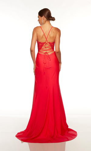 UNK-61469. Long, Scoop Neck, Straight, Strappy Back image 1