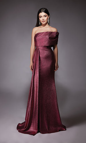 UNK-27663. Long, Off The Shoulder, Straight image 2