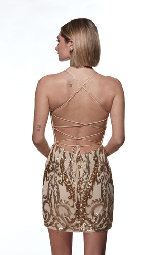 UNK-4903. Short, Square Neckline, Straight image 7