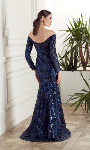 UNK-27544. Long Sexy Dresses, Off The Shoulder, Fit N Flare image 2