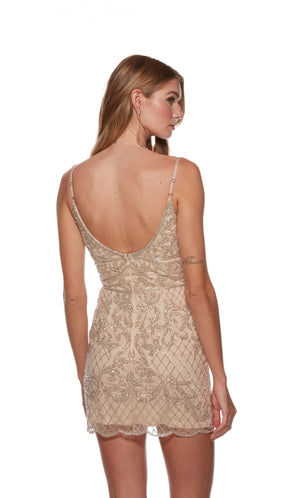 UNK-4660. Short, Square Neckline, Straight image 7