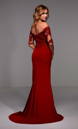 UNK-27518. Long Sexy Dresses, Off The Shoulder, Straight image 1