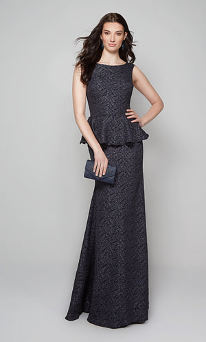 UNK-27579. Long, Scoop Neck, Straight, Closed Back image 0