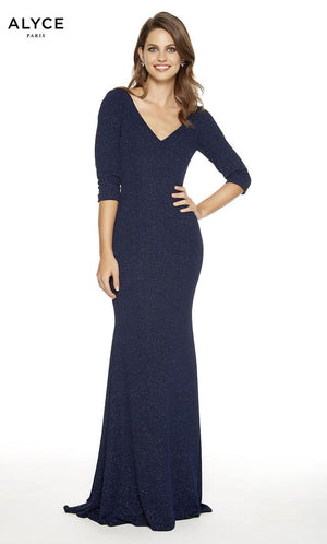 UNK-27377. Long, V-Neck, Straight, V Shaped Back image 0
