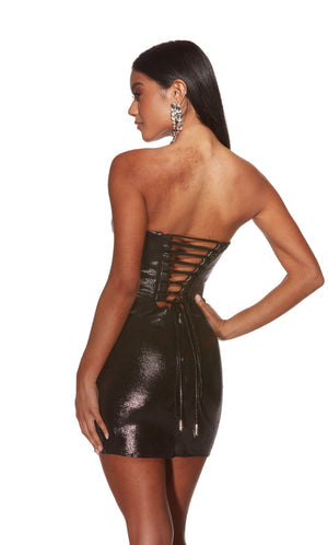 UNK-4846. Short, Sweetheart Neckline, Straight image 3