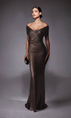 UNK-27666. Long, Off The Shoulder, Straight image 2