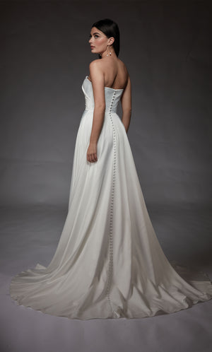 UNK-7088. Long, Sweetheart Neckline, A-line image 4