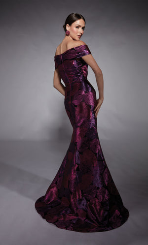 UNK-27702. Long, Off The Shoulder, Fit N Flare image 1