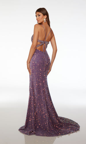 UNK-61666. Long, Sweetheart Neckline, Straight image 4