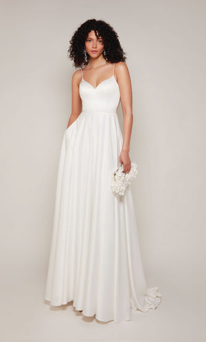 UNK-7099. Long, Sweetheart Neckline, A-line image 0