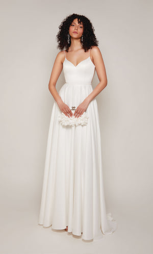 UNK-7099. Long, Sweetheart Neckline, A-line image 2