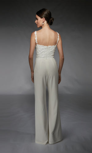 UNK-70073. Short, Plunging Neckline, Jumpsuit image 4