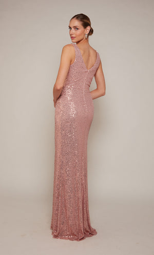 UNK-27653. Long, V-neck, Straight, V Shaped Back image 3