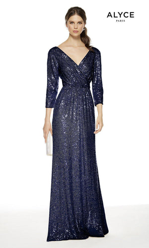 UNK-27358. Long, V-Neck, Straight, V Shaped Back image 2