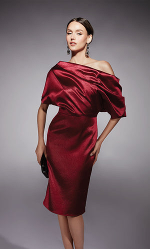 UNK-70060. Short, One Shoulder, Straight, Closed Back image 5