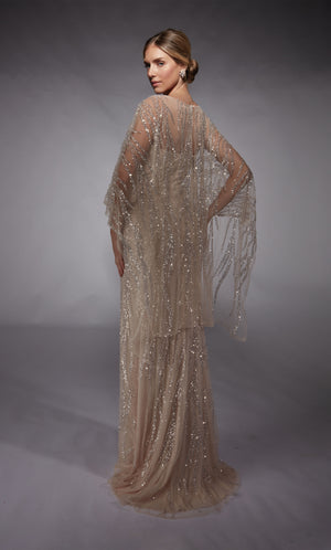 UNK-27754. Long, Illusion Neckline, Straight image 2