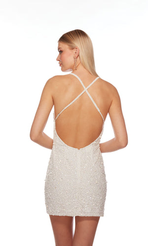 UNK-84001. Short, V Neckline, Straight, Strappy Back image 19