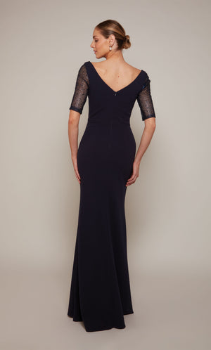 UNK-27677. Long, V-neck, Straight, V Shaped Back image 1