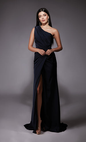 UNK-27697. Long, One Shoulder, Straight, Closed Back image 0