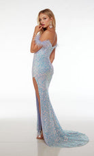 UNK-61501. Long, Off The Shoulder Neckline, Straight image 4