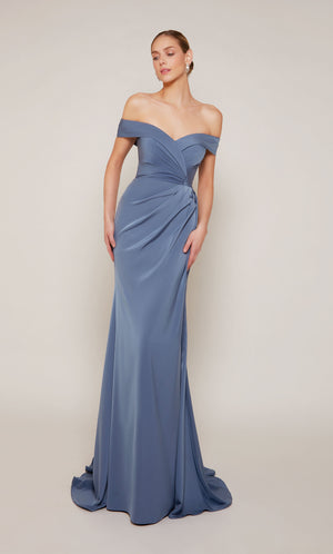 UNK-27698. Long, Off The Shoulder, Straight image 3