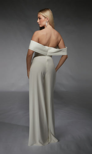 UNK-70068. Short, Off The Shoulder, Jumpsuit image 5