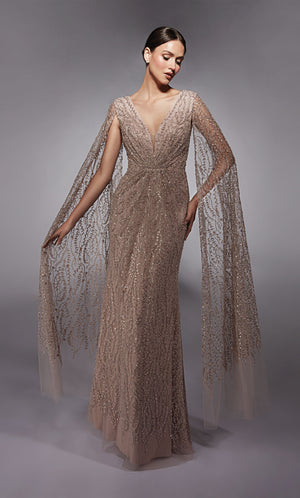 UNK-27725. Long, Plunging Neckline, Straight image 8